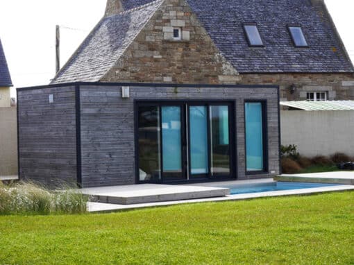 Poolhouse en bois finistère 6