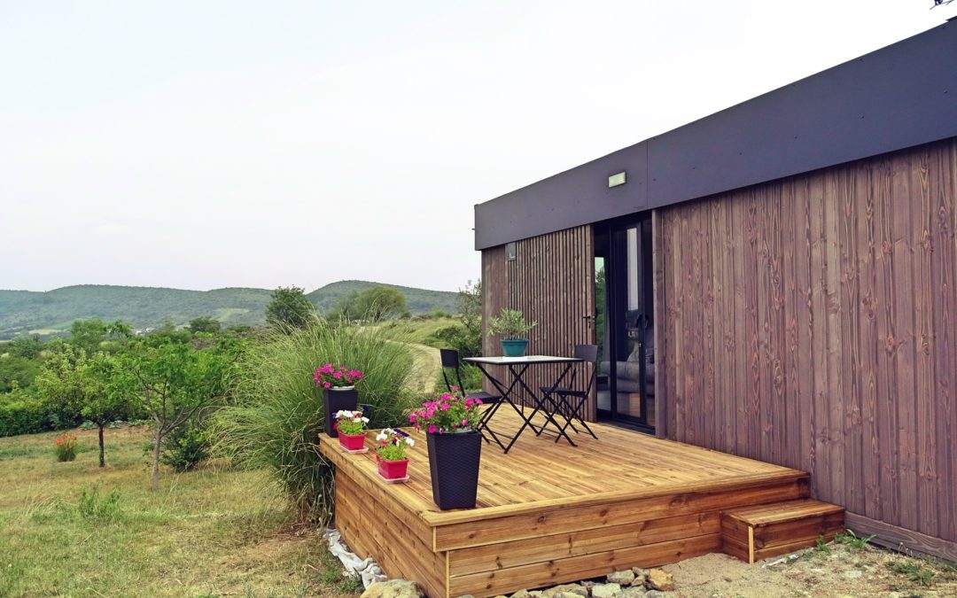 Extension en bois avec terrasse 1