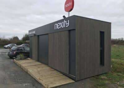 Espace de vente en bois design