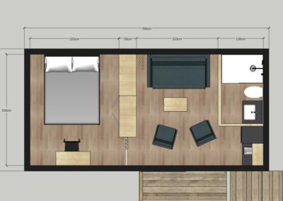 loft 3D studio de jardin