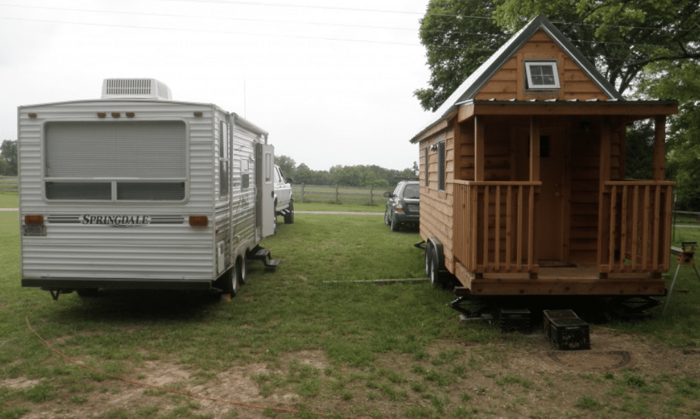 tiny house dans un camping