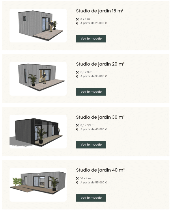 prix petite maison en bois