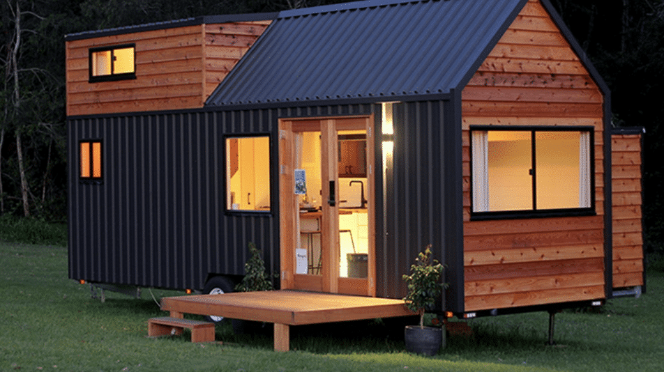 tiny house illuminé