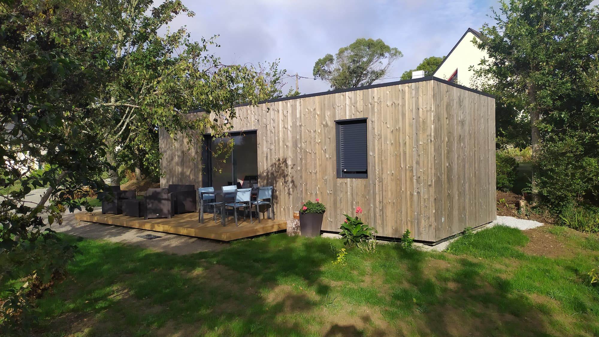 Chalet en bois habitable tout équipé clé en main (en mieux…)