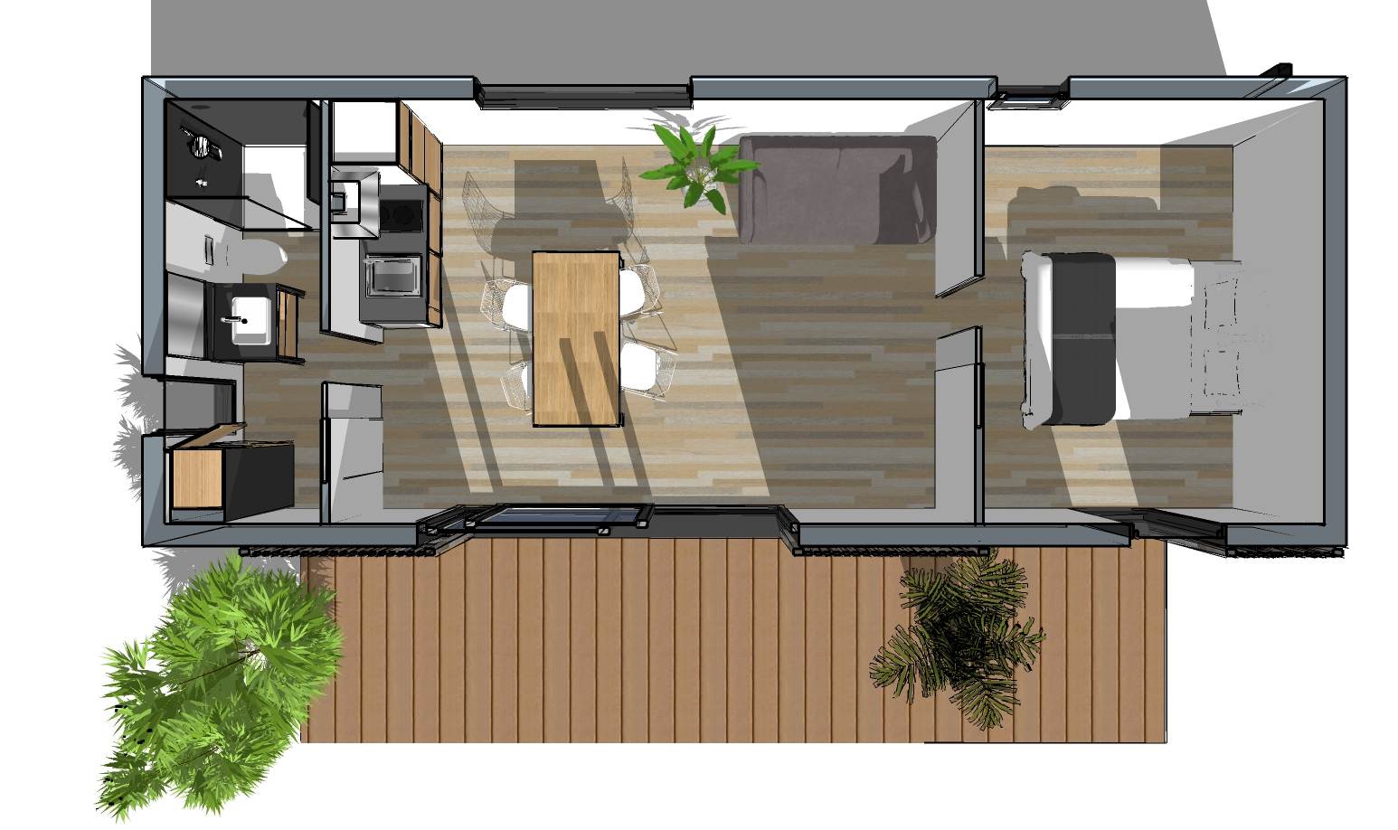 Studio De Jardin Habitable 40m2