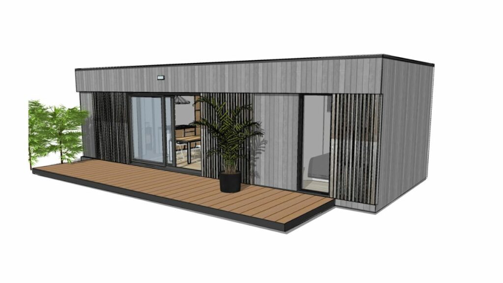 maison 40m2 clé en main plan extérieur