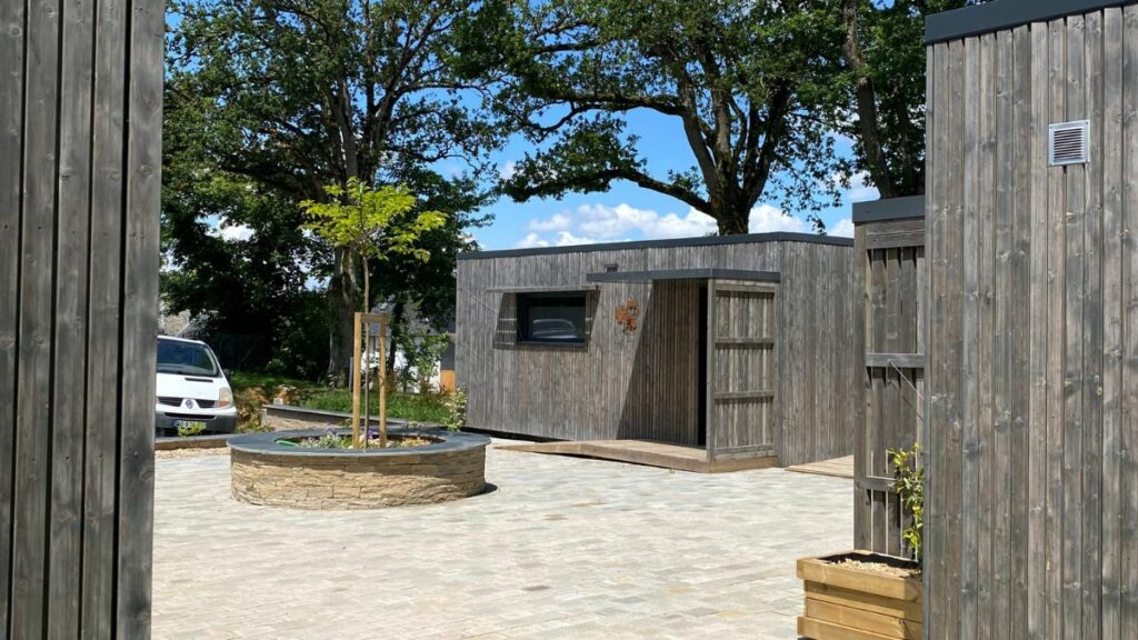 Tiny house installé à Josselin (56) Bretagne