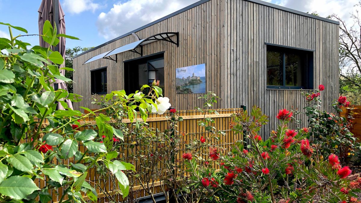Studio de jardin vue de coté